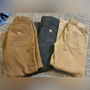 Men’s Insulated Pants Bundle (3) 34x30 Coleman